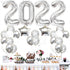 Silver 2022 Balloons Numbers Set - 40 Inch, 2022 Graduation Balloons, Confetti | Silver Graduation Decorations 2022, Graduation Party Decorations, Graduation Party Supplies | Class of 2022 Decorations