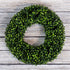 Pure Garden Boxwood, Artificial Wreath-16.5 inches, 16.5x4.5, Green
