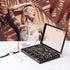 Pangkeep 100 Slots Ring Display Case,Ring Organizer Box,Jewelry Tray Storage Organizer Case with Glass Lid(Black Velvet).