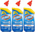 Clorox Toilet Bowl Cleaner with Bleach, Rain Clean - 24 oz, 3 Pack