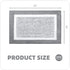 Color G Bathroom Rug Mat, Ultra Soft and Water Absorbent Bath Rug, Bath Carpet, Machine Wash/Dry, for Tub, Shower, and Bath Room (16"x24",Grey and White)