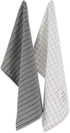 DII Home Sweet Farmhouse Collection Kitchen, Oven Mitt/Pot Holder/Dishtowel Set, Black, 4 Piece