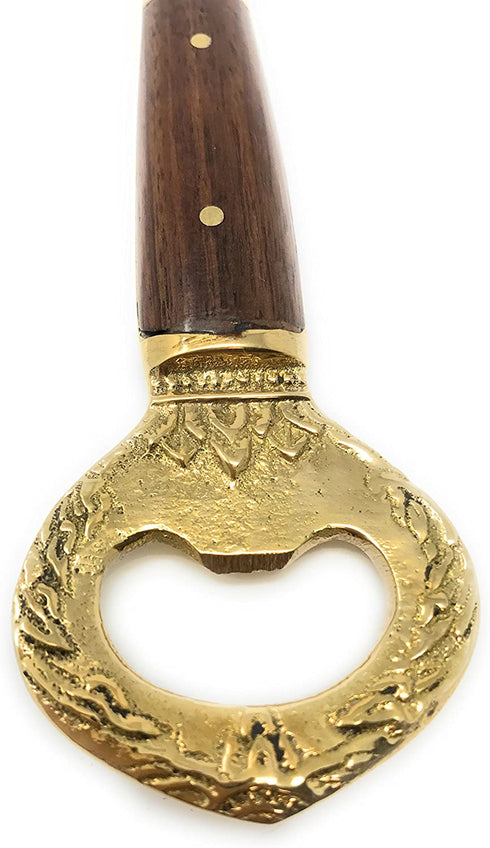 Madison Bay Company Polished Brass Ice Pick, Hammer and Bottle Opener, 3 In 1 Bar Tool, 7.25 Inches Long