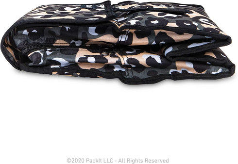 PackIt Freezable Lunch Bag, Wild Leopard Gray