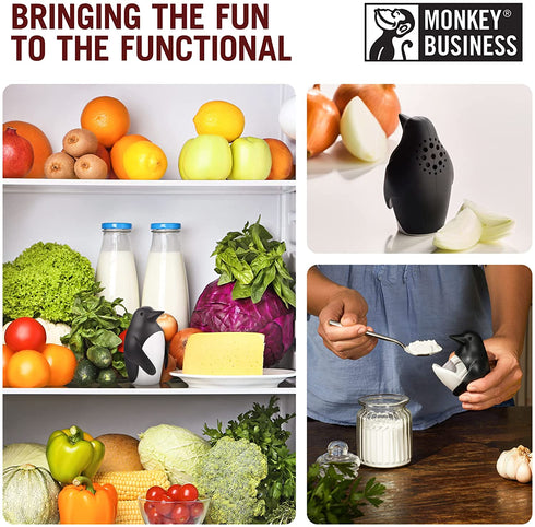 Chill Bill Refrigerator Deodorizer | Soda Holder for Refrigerator | Cute Fridge Deodorizer | Refrigerator Odor Eliminator | Fun Kitchen Gadgets | Baking-Soda Fridge Smell Remover | by Monkey Business