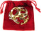 Rotor Hanayama Puzzle, New 2020 Release, Level 6 Difficulty, RED Velveteen Pouch