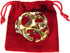 Rotor Hanayama Puzzle, New 2020 Release, Level 6 Difficulty, RED Velveteen Pouch
