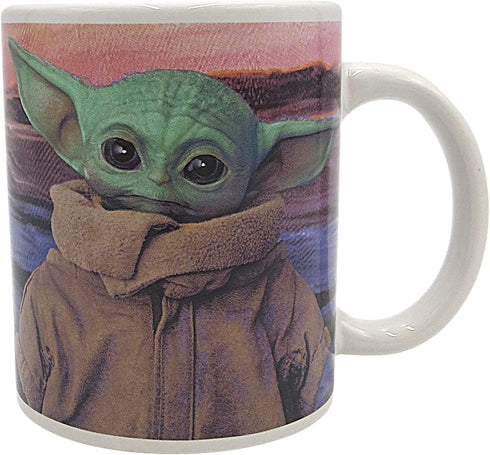 The Child Mug Star Wars the Mandalorian Ceramic Coffee Cup with Hot Cocoa Mix, 10 Ounce