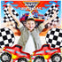 75 Pieces Monster Truck Party Supplies Monster Truck Balloons Decoration Set Including 1 Monster Truck Themed Backdrop 2 Monster Truck Balloons 2 Mosaic Race Foil Balloons and 70 Multicolor Balloons
