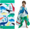 Kids Bath/Pool/Beach Towel for Toddlers Boys Girls,Oversized 30"x60",Soft Absorbent Cotton Swim Cover ups,Dinosaur Theme