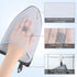 Garment Steamer Ironing Gloves Anti Steam Glove Waterproof Heat Resistant Gloves Complete Care Protective Garment Steaming Mitt with Finger Loop for Clothes Steamers (Star Pattern, Gray)