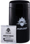 KOZO Airtight Storage Jar - Made of Black Glass, with UV Protection. Airtight Container with Humidity Pack. Keep your Serving Spices, Herbs, Coffee and Sugar Fresh for Longer, Large Stylish 2 oz Size (500 ml)