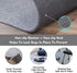 Non Slip Pad Rug Grippers - 2×3, 1/4" Thick?Double Layers Cushioning Felt Carpet Pads for Area Rugs on Hardwood Floors,Add Comfort and Safty for Tile or All Floors