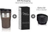 Milu Insulated Travel Coffee Mug 7oz - Hot & Cold Travel Mug - Double Wall Vacuum Insulated Cup for Coffee, Tea & Drinks - Spill Proof (Brown, 7oz (210ml))