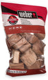 Weber Cherry Chunks, 350 cu. in. (0.006 Cubic Meter), 4 lb, Natural Wood Color