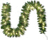 9Ft Artificial Christmas Garland Prelit with 50 Count Light, Plug in Lighted for Home & Office Christmas Decorations