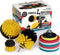 Drillbrush Power Scrubber Brush Set - Drill Brush Attachment - Grout Brush Drill Attachment - Drill Scrubber Attachment - Bathroom Cleaner Scrub Brush - Toilet Brush Cleaning Supplies - Grout Cleaner