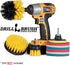 Drillbrush Power Scrubber Brush Set - Drill Brush Attachment - Grout Brush Drill Attachment - Drill Scrubber Attachment - Bathroom Cleaner Scrub Brush - Toilet Brush Cleaning Supplies - Grout Cleaner
