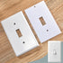 Wall Plate Insulation Gasket Outlet Insulation Gasket Light Switch Insulation Electrical Outlet Covers Draft Stopper Foam Gaskets Electric Outlet Insulators (White,100 Pieces)