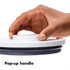 OXO Good Grips Round POP Container Large (5.2 Qt) for flour, sugar, cereal and more | Airtight Food Storage | BPA Free | Dishwasher Safe | Clear Body
