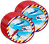 Airplane Birthday Party Supplies Set Plates Napkins Cups Tableware Kit for 16