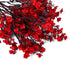 Babys Breath Silk Flowers 6 Bundle Red Flowers Gypsophila Fake Baby's Breath European Artificial Flowers with Stem Real Touch Artificial Gypsophila for Christmas Home Wedding DIY Flowers Party Decor