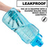 GOSWAG 1 Gallon/128oz Water Bottle with Straw and Time Marker, Motivational BPA Free Leakproof Sports Water Jug for Fitness, Gym, Camping and Outdoor