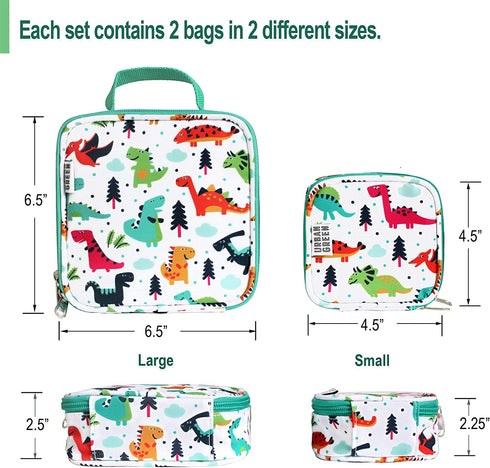 Dinosaur Reusable Sandwich bags, Reusable snack bags dinosaur, Reusable kids snack bags Dinosaur, Sandwich reusable bags, Reusable Kids Snack Containers