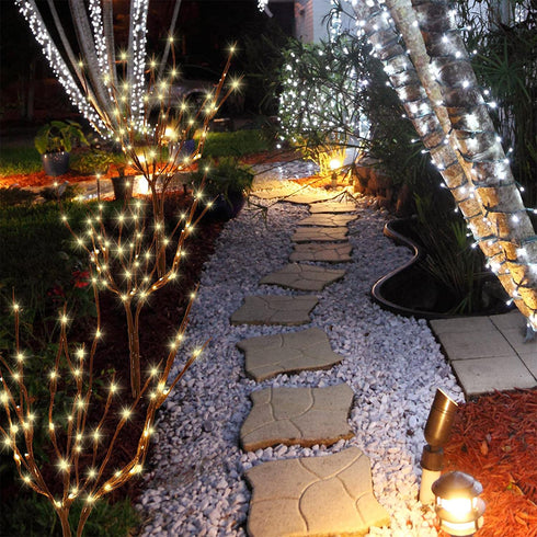 AMARS 30Inch 4pcs Lighted Branches USB Plug Powered with 8 Modes Remote Timer 80leds Outdoor Decorative Artificial Twig Willow Branch Lights Lamp for Vase Pathway Home Party Decorations (Warm White)