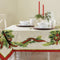 Benson Mills Christmas Ribbons Engineered Printed Fabric Tablecloth for Christmas, Winter, and Holiday (52" X 70" Rectangular, Xmas Ribbons)