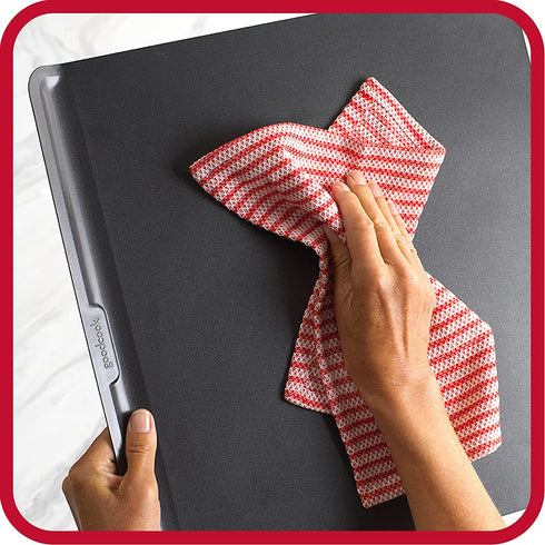 Good Cook AirPerfect 2-Pack Nonstick Cookie Sheets, Insulated Carbon Steel, Medium 14" x 12" and Large 16" x 14"