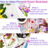 AINAZ 154 Pcs Natural Dried Pressed Flowers for Resin Molds with Butterfly Stickers, Colorful Stones, and Tweezer for DIY Resin Crafts, Jewelry & Candle Making Nails Art