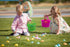 15 PCS Easter Baskets Small with Handles for Kids Egg Hunting-70g Easter Grass Stuffers for Spring Party Crafts Supplies Accessories Decorations Party Favors