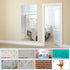 BBTO BBTO 10 Pieces Flexible Mirror Sheets Self Adhesive Non Glass Mirror Tiles Mirror Stickers for Home Wall Decor (8 x 10 Inch)