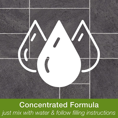 Bona Hard-Floor Cleaning Machine Formulation, Hard-Surface Floor Cleaner Concentrate Refill, for Stone Tile Laminate and Vinyl LVT/LVP, Lemon Mint Scent, 64 Fl Oz