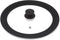 Goodful Universal Lid for Pots, Pans and Skillets, Tempered Glass Steam Vented, Graduated Silicone Rim Fits 9.5" to 12" Cookware, Replacement Top, Large, Black