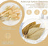33 Pieces Dried Palm Spears Leaves Dried Pampas Grass Bunny Tail Natural Dried Palm Fans Grass Rabbit Tail Lagurus Ovatus Boho Dried Flower Bouquet for Room Kitchen Wedding Home Party Decor