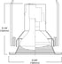HALO 5001P, 5" Trim Baffle White Trim with White Baffle