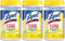 Lysol, Disinfecting Wipes, White, Lemon Lime, 80 Count (Pack of 3), 240 Count