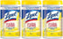 Lysol, Disinfecting Wipes, White, Lemon Lime, 80 Count (Pack of 3), 240 Count