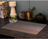 Candumy Black Placemats for Dining Table Set of 6, Washable Woven Vinyl Placemat Non-Slip Heat Resistant Kitchen Table Mats Easy to Clean