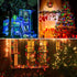 QUWIN Waterproof LED Outdoor Christmas String Lights, LED UL Certified 8 Modes with End-to-End Plug, Indoor & Outside Fairy Light for Christmas Tree, Patio, Wedding, Party (115Ft Multi-Color)