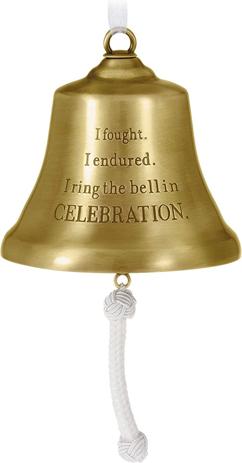 Hallmark Keepsake Christmas Ornament 2021, Cancer Survivor's Bell, Metal
