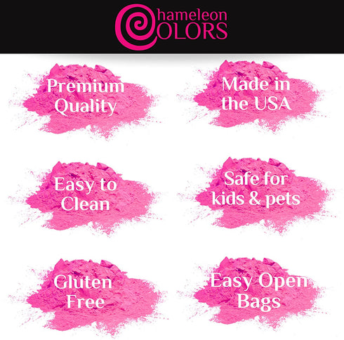 Chameleon Colors Gender Reveal Powder, Pink Color Powder, 2 Pounds (1 Pound Per Bag), Pack of 2