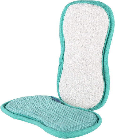 minky M Cloth Anti-Bacterial Cleaning Pad, One Size, Grey, Pink, Green