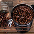 Coffee Canister- 20 Oz Flour Container With Date Tracking, Have With Carbon Dioxide Release Valve And Stainless Steel Spoon, Used To Store , Tea€?flour€?cereals And Coffee Beans. Black