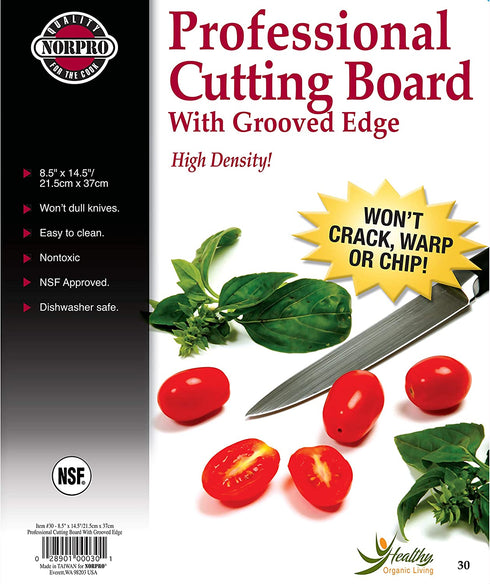 Norpro Professional Cutting Board, 14.5 in x 8.5 in