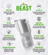 Beast 30 oz Tumbler Stainless Steel Vacuum Insulated Coffee Ice Cup Double Wall Travel Flask (Aquamarine Blue)