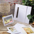 24 Pieces Picture Mats Set, Including 12 Pre-Cut White Photo Frame Mats and 12 White Core Bevel Cutting Mat Boards for 5 x 7, 8 x 10, 11 x 14 Inch Pictures