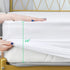 Warmtex Waterproof Mattress Protector Twin Size Cotton Terry Bed Mattress Cover Breathable Noiseless Vinyl Free White Matressprotector for Kids Adults Pets 14 Inches Deep Pocket